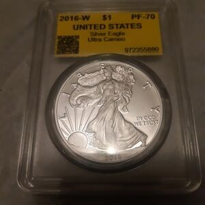 2016-W Silver Eagle Coin 1 Oz
